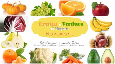 Photo of Novembre: frutta e verdura di stagione